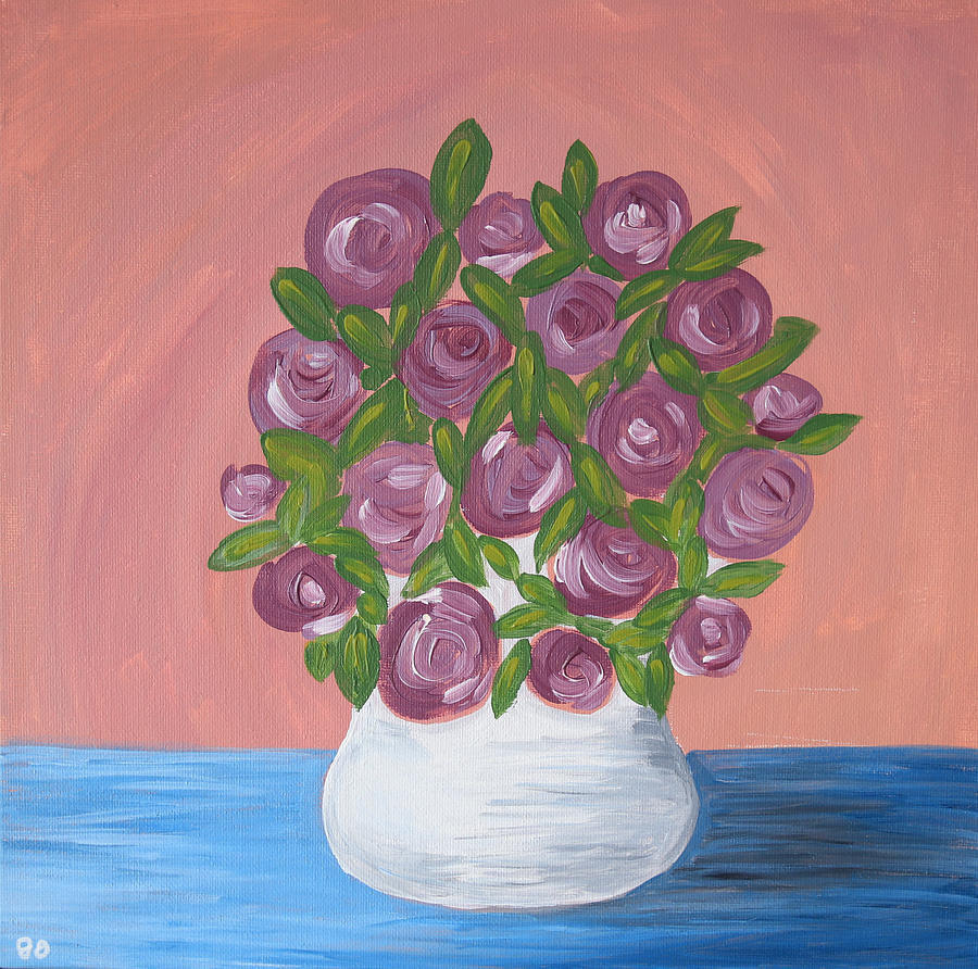 Flori violet - Amintiri de-o viata (marime S)